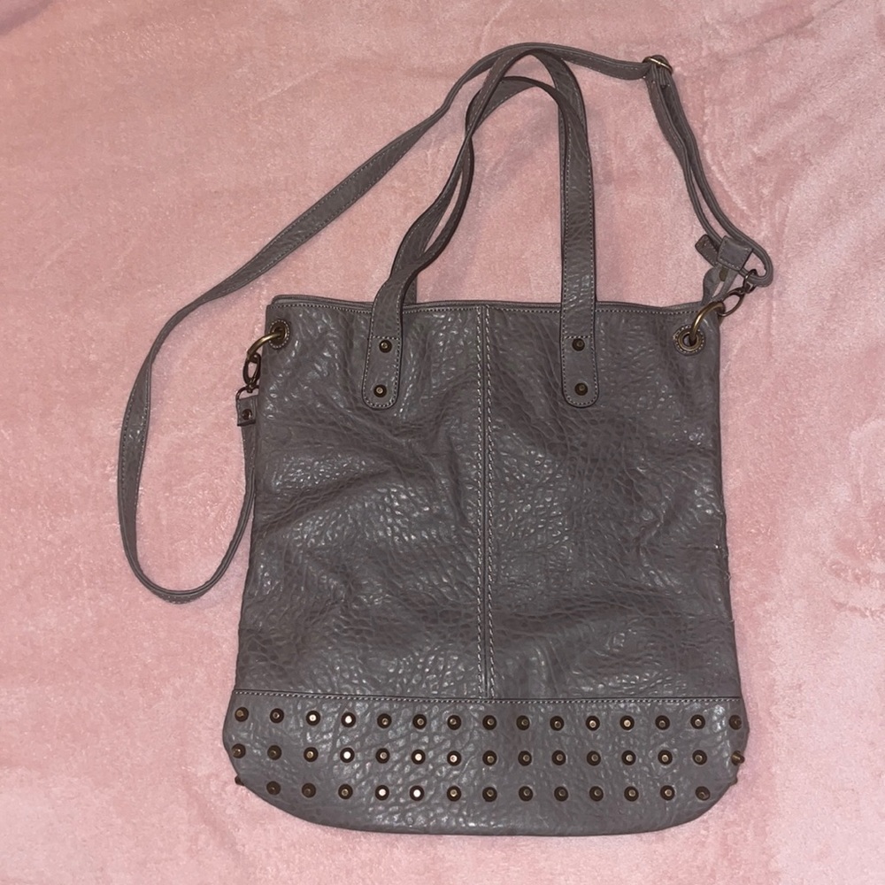 Gray Crossbody Purse